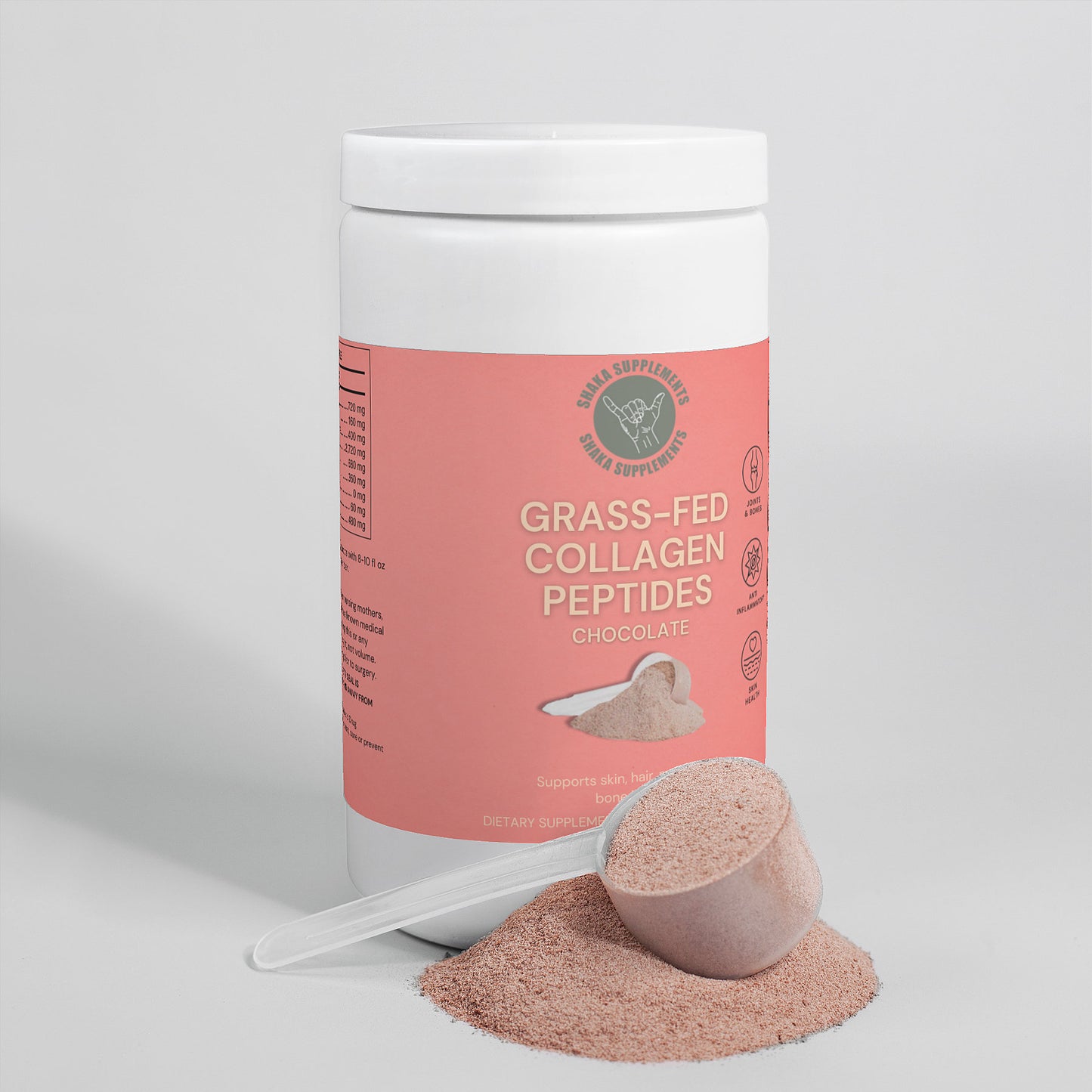 Grass-Fed Collagen Peptides Powder (Chocolate)